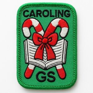 Girl Scouts Christmas Caroling Embroidered Patch